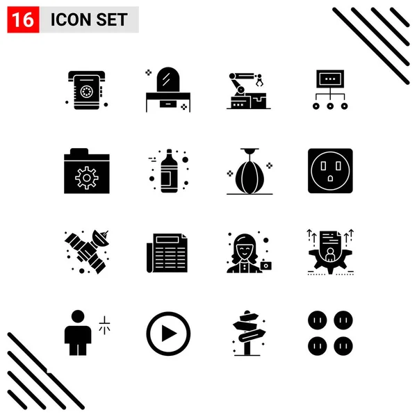 Set Universal Creative Icons Simply Vector Illustrations Web Mobile Apps — Stock Vector