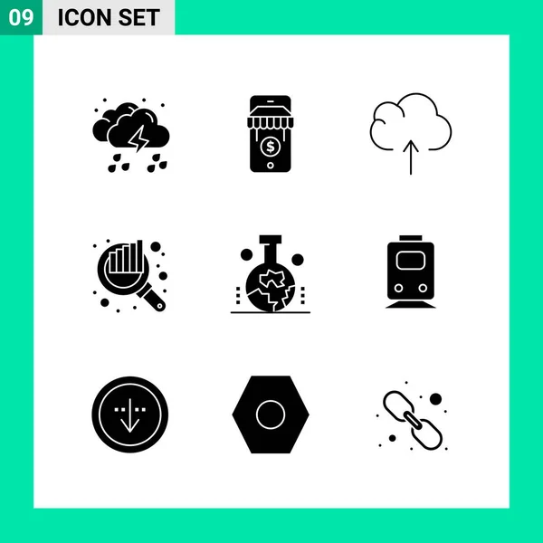 Conjunto Iconos Creativos Universales Simplemente Vector Ilustraciones Para Aplicaciones Web — Archivo Imágenes Vectoriales