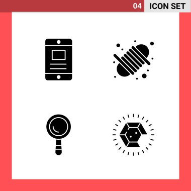 Evrensel yaratıcı simgeler kümesi, web ve mobil uygulamalar ve projeler için basit vektör illüstrasyonları 