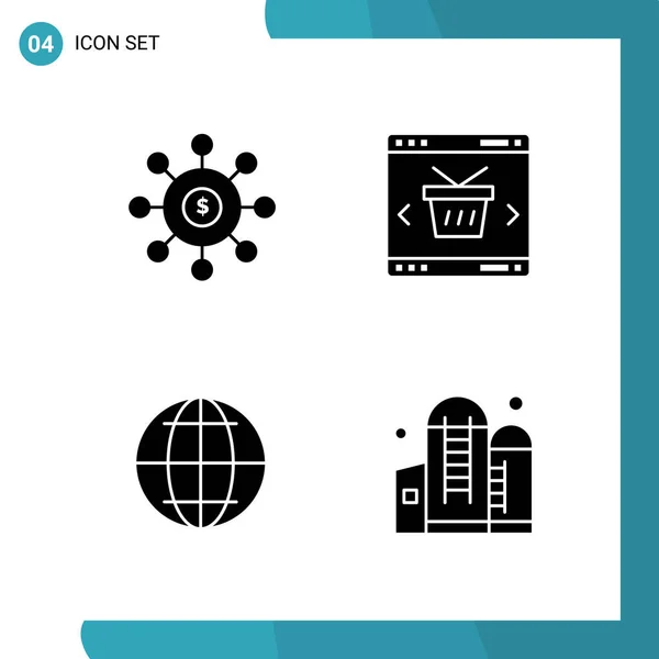 Set Universal Creative Icons Simply Vector Illustrations Web Mobile Apps — Stock Vector