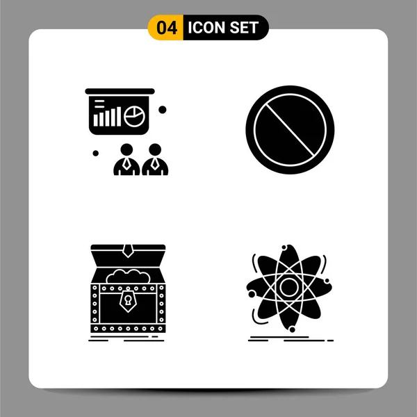 Conjunto Iconos Creativos Universales Simplemente Vector Ilustraciones Para Aplicaciones Web — Vector de stock