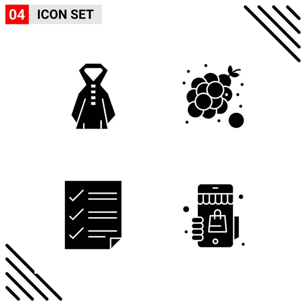 Iconos Creativos Conjunto Diseño Sobre Fondo Blanco — Vector de stock