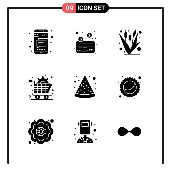 Conjunto Iconos Creativos Universales Simplemente Vector Ilustraciones Para Aplicaciones Web — Archivo Imágenes Vectoriales