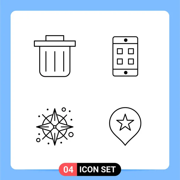 Set of 25 Universal Business Icons Vector — Stockový vektor