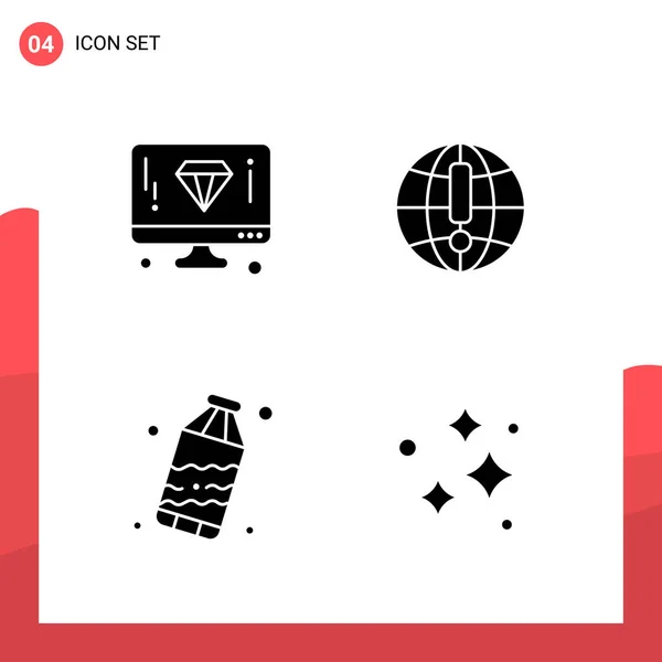 Set Universal Creative Icons Simply Vector Illustrations Web Mobile Apps — Stock Vector