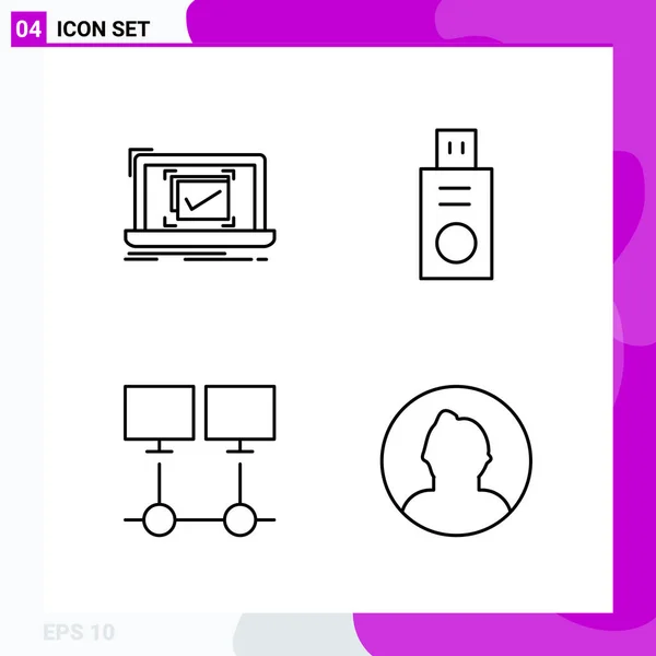 Set of 25 Universal Business Icons Vector — Stockový vektor