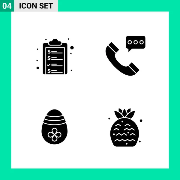 Conjunto Iconos Creativos Universales Simplemente Vector Ilustraciones Para Aplicaciones Web — Vector de stock