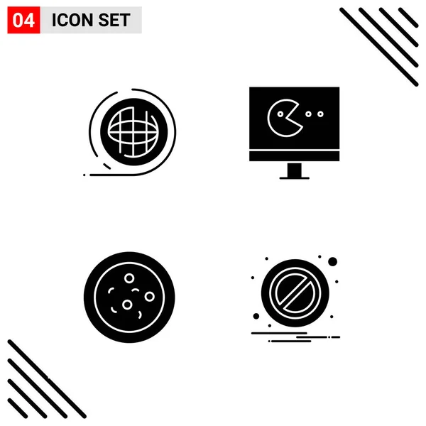 Conjunto Iconos Creativos Universales Simplemente Vector Ilustraciones Para Aplicaciones Web — Vector de stock