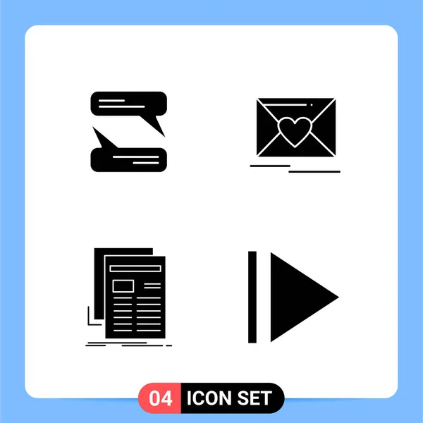 Set Universal Creative Icons Simply Vector Illustrations Web Mobile Apps — Stock Vector