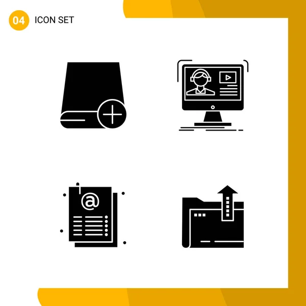 Set Universal Creative Icons Simply Vector Illustrations Web Mobile Apps — Stock Vector