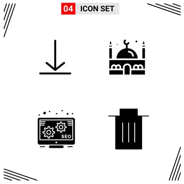 Set de 25 iconos de negocio universales Vector — Vector de stock