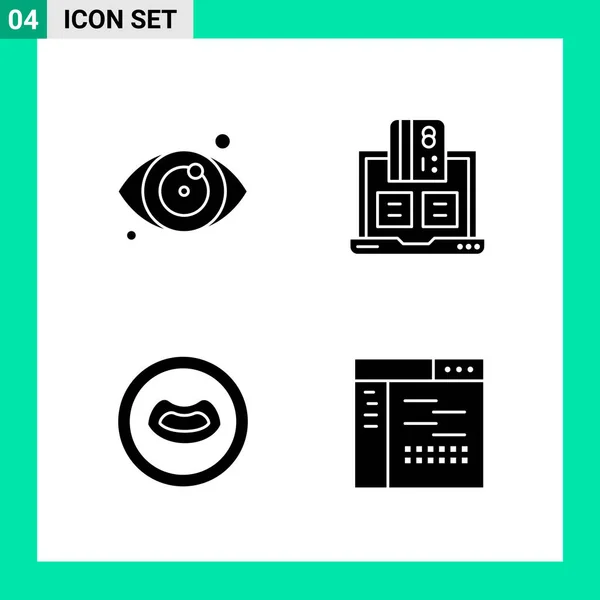 Set Universal Creative Icons Simply Vector Illustrations Web Mobile Apps — Stock Vector