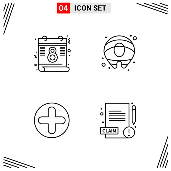 Conjunto de 16 iconos universales Vector de negocios — Vector de stock