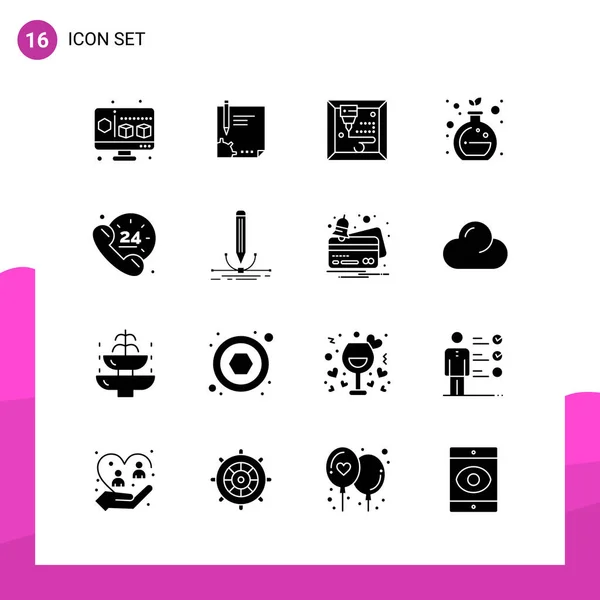 Conjunto Iconos Creativos Universales Simplemente Vector Ilustraciones Para Aplicaciones Web — Vector de stock