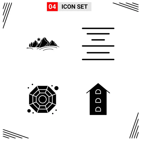 Set Universal Creative Icons Simply Vector Illustrations Web Mobile Apps — Stock Vector