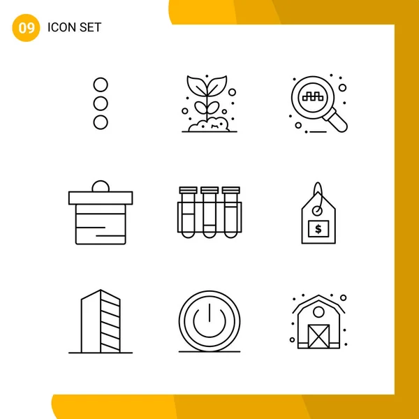 Set of 25 Universal Business Icons Vector — Stockový vektor