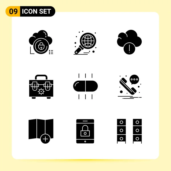 Set Universal Creative Icons Simply Vector Illustrations Web Mobile Apps — Stock Vector