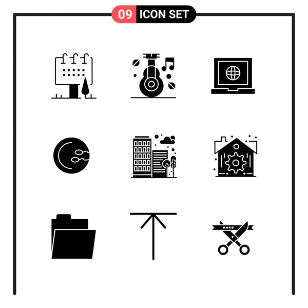 Set Universal Creative Icons Vector Illustration — Stock Vector