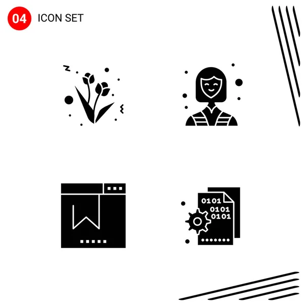 Conjunto Iconos Creativos Universales Simplemente Vector Ilustraciones Para Aplicaciones Web — Archivo Imágenes Vectoriales