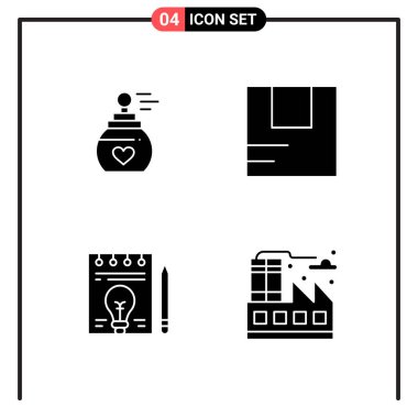 Evrensel yaratıcı simgeler kümesi, web ve mobil uygulamalar ve projeler için basit vektör illüstrasyonları 