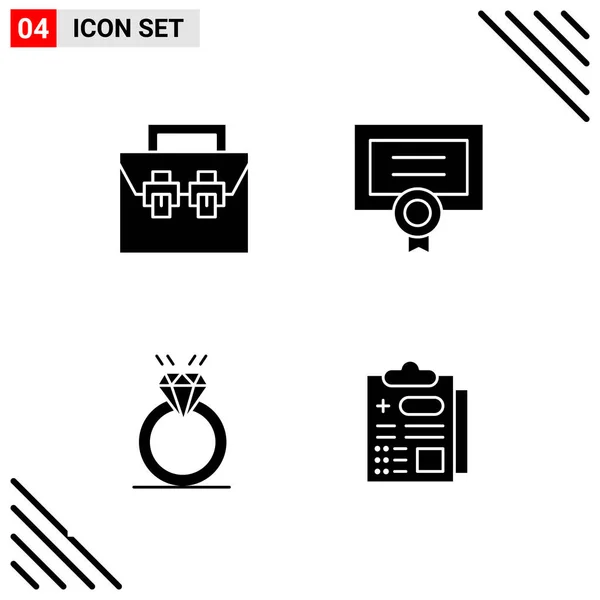 Conjunto Iconos Creativos Universales Simplemente Vector Ilustraciones Para Aplicaciones Web — Vector de stock