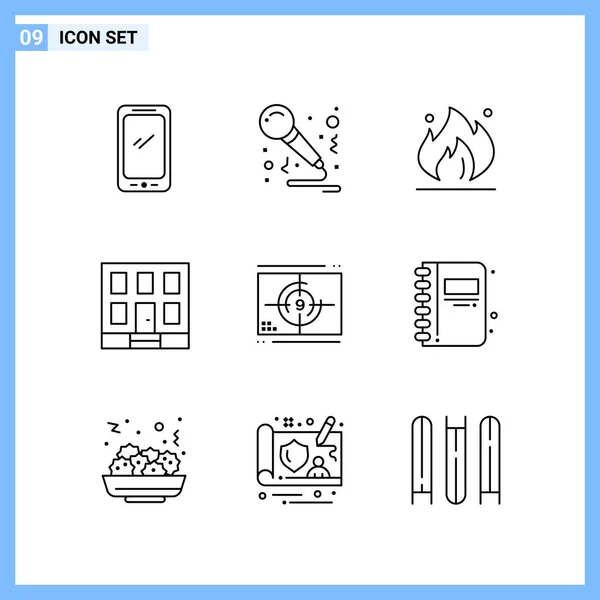 Set of 25 Universal Business Icons Vector — Stock Vector