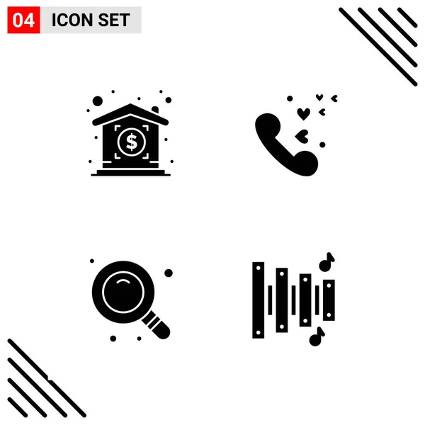 Set Dari Ikon Kreatif Universal Cukup Ilustrasi Vektor Untuk Aplikasi - Stok Vektor