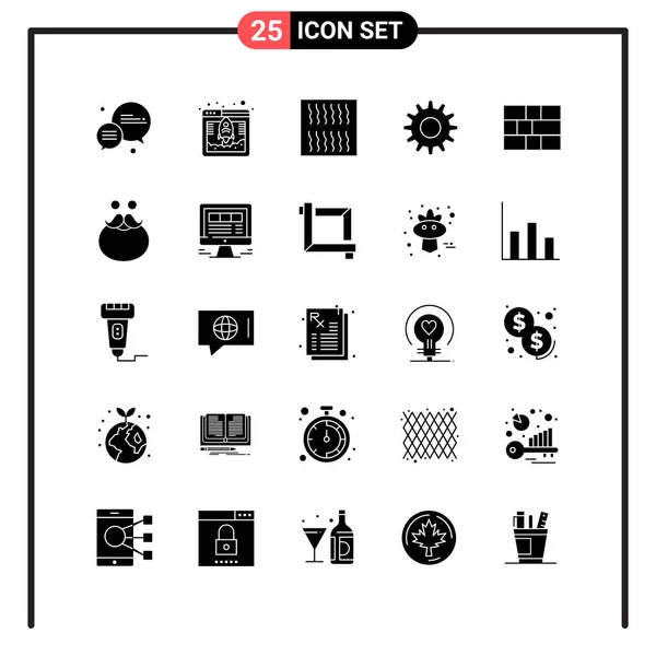 Conjunto Iconos Creativos Universales Simplemente Vector Ilustraciones Para Aplicaciones Web — Archivo Imágenes Vectoriales