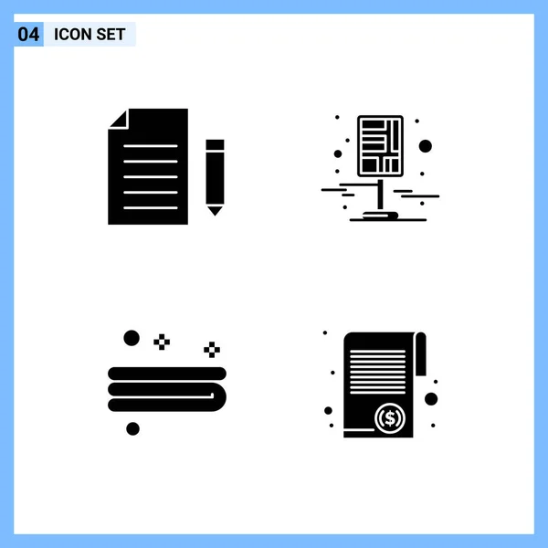 Set de 25 iconos de negocio universales Vector — Vector de stock