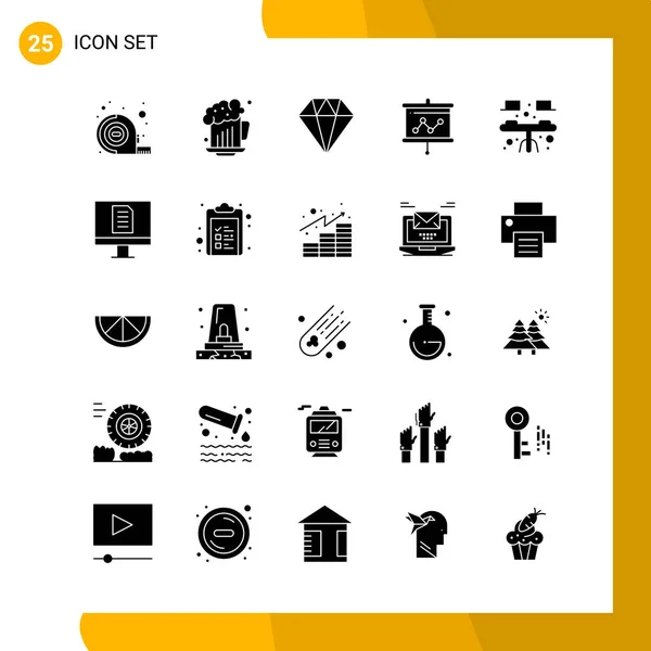 Set Universal Creative Icons Simply Vector Illustrations Web Mobile Apps — Stock Vector