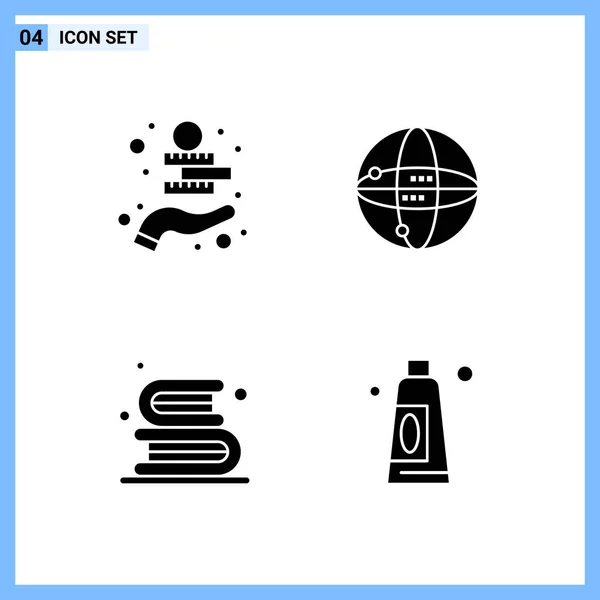 Conjunto Iconos Creativos Universales Simplemente Vector Ilustraciones Para Aplicaciones Web — Vector de stock