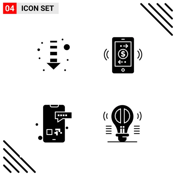 Set de 25 iconos de negocio universales Vector — Vector de stock