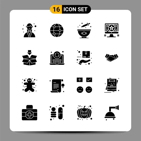 Conjunto Iconos Creativos Universales Simplemente Vector Ilustraciones Para Aplicaciones Web — Vector de stock