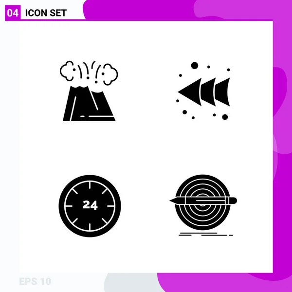 Conjunto Iconos Creativos Universales Simplemente Vector Ilustraciones Para Aplicaciones Web — Vector de stock