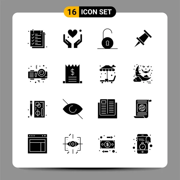 Set Universal Creative Icons Simply Vector Illustrations Web Mobile Apps — Stock Vector