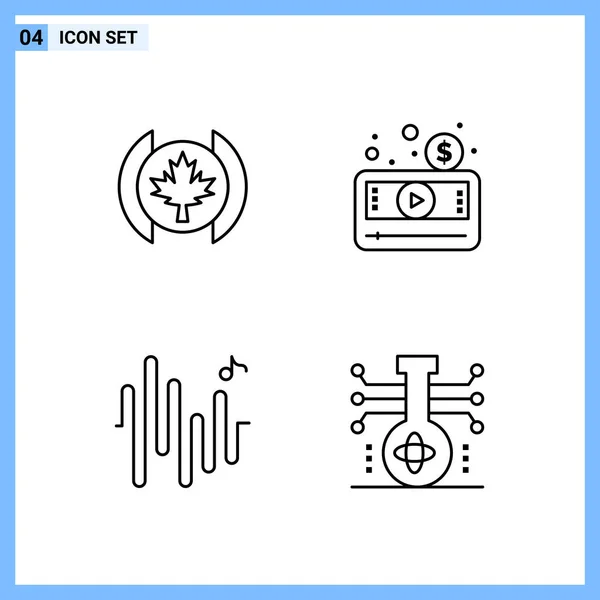 Conjunto de 16 iconos universales Vector de negocios — Vector de stock