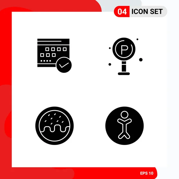 Set Universal Creative Icons Simply Vector Illustrations Web Mobile Apps — Stock Vector