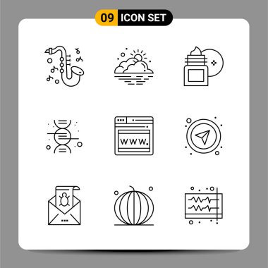 Evrensel yaratıcı simgeler kümesi, web ve mobil uygulamalar ve projeler için basit vektör illüstrasyonları 