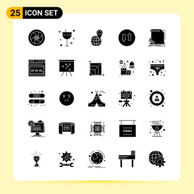 Evrensel yaratıcı simgeler kümesi, web ve mobil uygulamalar ve projeler için basit vektör illüstrasyonları  