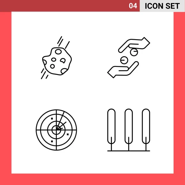 Set de 25 iconos de negocio universales Vector — Vector de stock