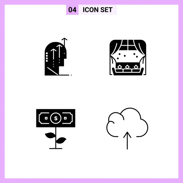 Set Universal Creative Icons Simply Vector Illustrations Web Mobile Apps — Stock Vector