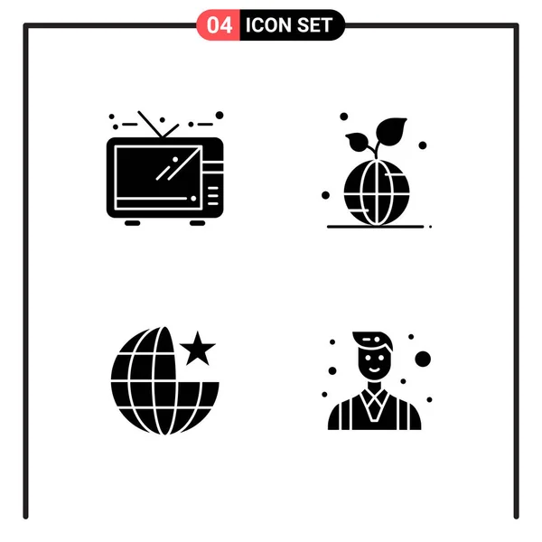 Conjunto Iconos Creativos Universales Simplemente Vector Ilustraciones Para Aplicaciones Web — Vector de stock