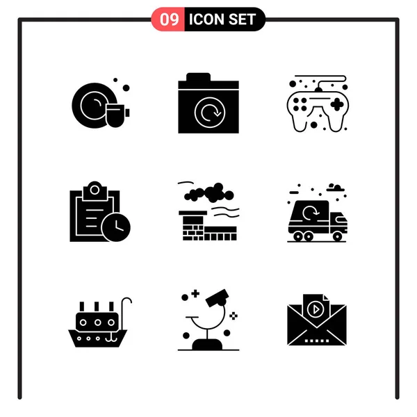 Conjunto Iconos Creativos Universales Simplemente Vector Ilustraciones Para Aplicaciones Web — Vector de stock