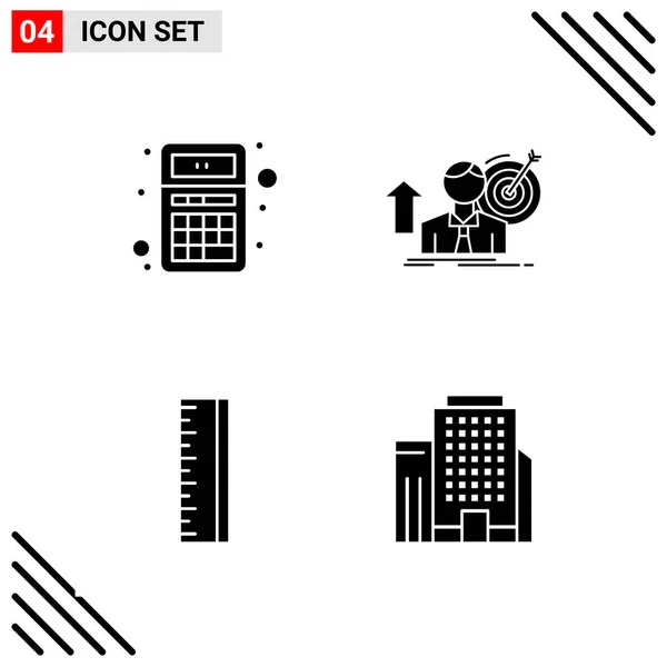 Conjunto Iconos Creativos Universales Simplemente Vector Ilustraciones Para Aplicaciones Web — Archivo Imágenes Vectoriales