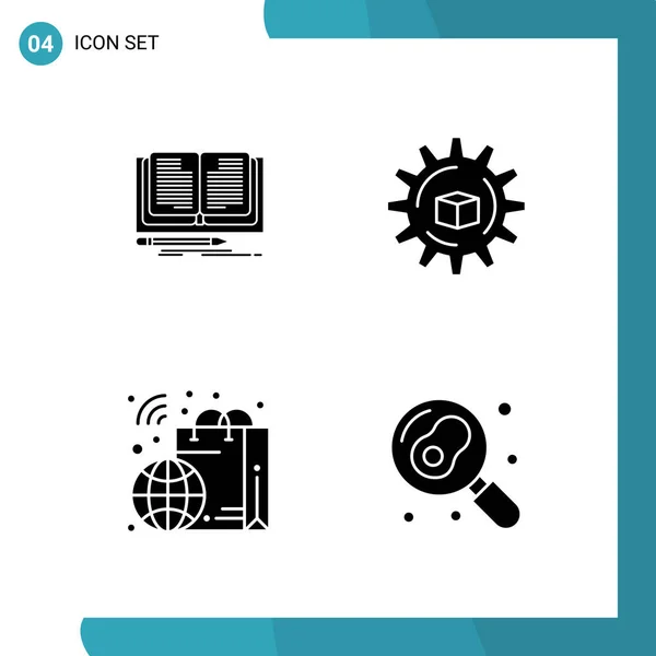 Set Universal Creative Icons Simply Vector Illustrations Web Mobile Apps — Stock Vector