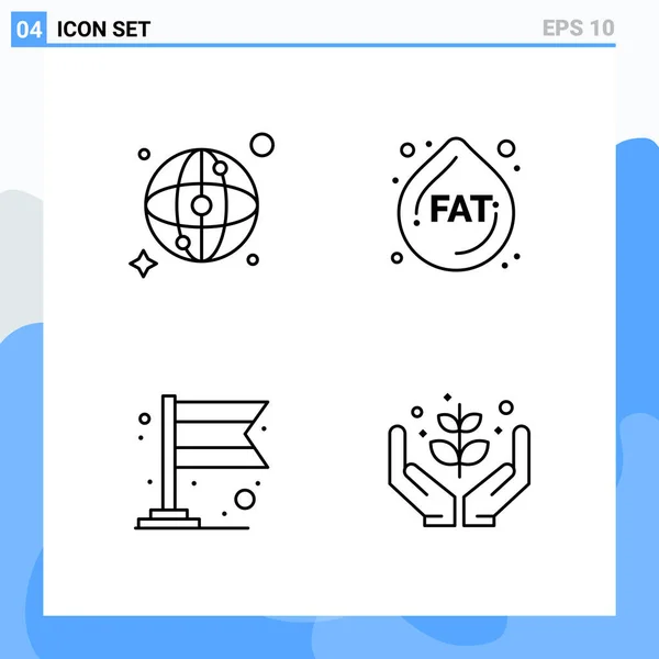 Set de 25 iconos de negocio universales Vector — Vector de stock