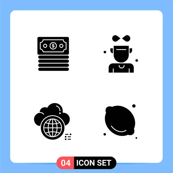 Set of 16 Universal Icons Business Vector — 스톡 벡터