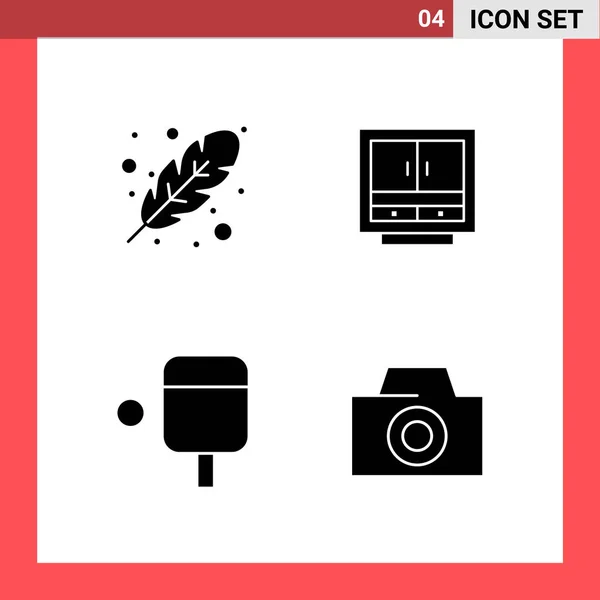 Conjunto Iconos Creativos Universales Simplemente Vector Ilustraciones Para Aplicaciones Web — Vector de stock