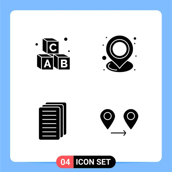 Conjunto Iconos Creativos Universales Simplemente Vector Ilustraciones Para Aplicaciones Web — Vector de stock