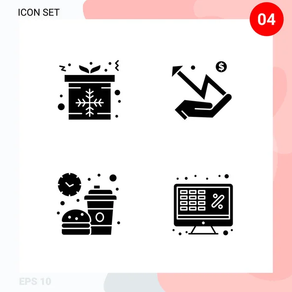 Conjunto Iconos Creativos Universales Simplemente Vector Ilustraciones Para Aplicaciones Web — Vector de stock